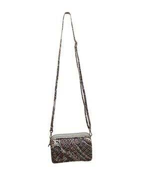 Vera Bradley Women’s Soft Sky Paisley Adjustable Strap RFID All-In-One Crossbody